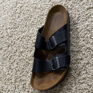 LEFT SHOE ONLY | Birkenstock Arizona Black Sandal | Size 44 Replacement Amputee